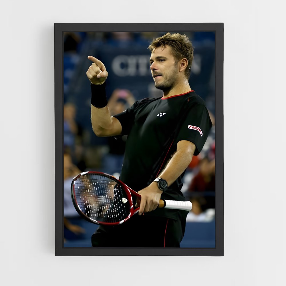 Poster Pouvoir au Service – affiche Tennis (vue 2)